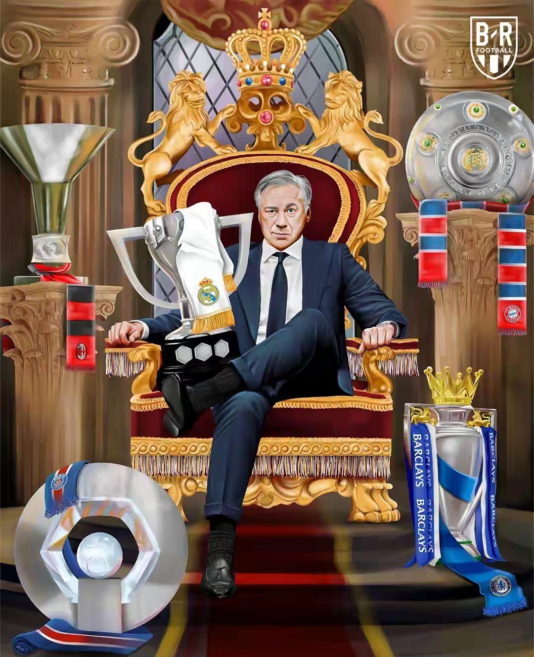 欧洲联赛冠军宝座岌岌可危，球队实力不亚于对手的简单介绍